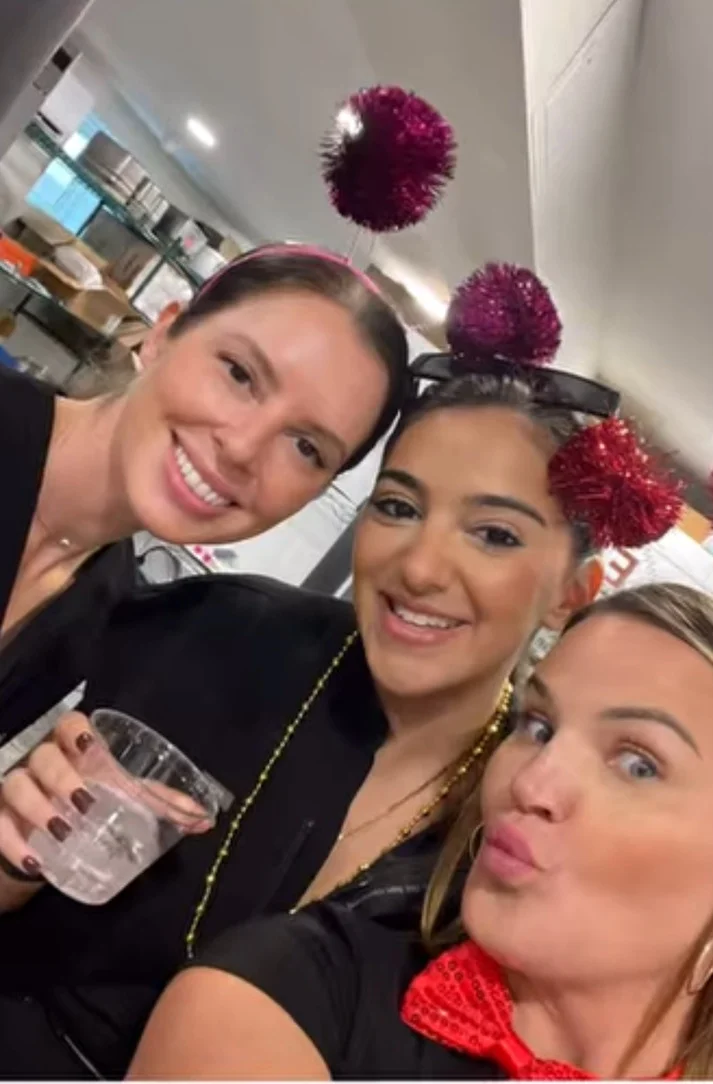 a group of women taking a selfie