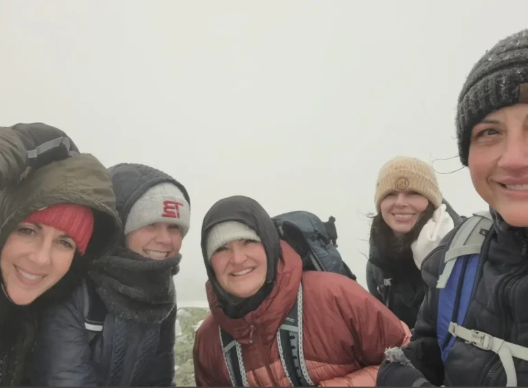 a group of people posing for a photo